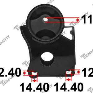 Engine mount, Rear, AT,ALTIMA