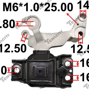 Engine mount, Front, Hydraulic,QASHQAI